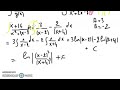 19/ Analyse 2 : Intégration de fractions rationnelles.