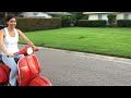 Vintage vespa slow ride