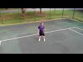 Mavic Air 4k Footage using ActiveTrack while playing tennis with Andrew