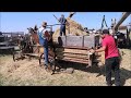 Threshing & bailing demonstration during The GREAT Oregon Steam up @ Powerland Heritage Park