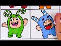 How to draw Oddbods characters- Easy drawing for kids