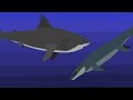 Megalodon vs Mosasaurus