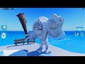 Paw Partol Chase escape Yeti's ICE VILLAGE RUN! ❄️(OBBY) 汪汪對立大功的阿奇逃離雪怪佔領的村莊