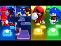 Sonic Amy Exe 🆚 Drak Sonic Exe 🆚 Knuckles Exe 🆚 Sonic Boom Tiles Hop Gameplay