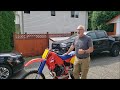 Crazy 37 year old Dirt bike restoration I Honda CR500