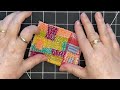Use Just 1 Colour for Slow Stitching a Fabric Collage a Beginner Friendly How to