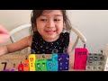 Build Numberblocks mathlink cubes with Gabby | Learn to write and count | Baby Playful #funmath