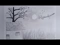 simple home drawing with nature  | YouTube | art with Pranali