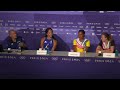 NAFI THIAM AFTER WINNING THIRD STRAIGHT HEPTATHLON TITLE, JOHNSON-THOMPSON SILVER | PRESS CONFERENCE