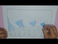 Easy Sunset Landscape Drawing Tutorial for Beginners