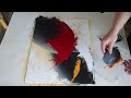 NEW - EFFECTIVE ABSTRACT ACRYLIC PAINTING/ LAYERING/ TEXTURE/ STEP BY STEP TUTORIAL/ DEMO