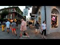 ⁴ᴷ⁶⁰ Walking New Orleans : Bourbon & Royal Streets, French Quarter during Golden Hour