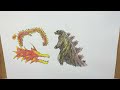 How to Draw Godzilla Earth vs Void Ghidorah