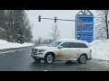 Driving down Main street Oneonta March 15, 2017