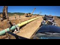 PIPELINE WELDER HELPER JOB (HOW TO TRANSITION PIPELINE PIPE IN THE FIELD)