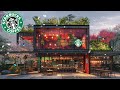 【BGM work cafe】 Listen to the best spring Starbucks music 🥤 Gentle STARBUCKS Jazz Spring Music 🌸🎵