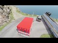 Cars vs Cliff Roads #1 - BeamNG DRIVE | Beamng.Drive Crashes