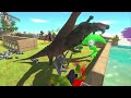 MUTANT PRIMATES RELEASE PREHISTORIC MAMMALS vs DINOSAURS PARKOUR - ARBS