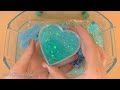 ASMR Slime Mixing Makeup Glitter 🌈 Oddly Satisfying Special #15