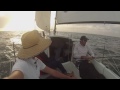 Moreton Island in a Tropic 520 / Monarch 17 Trailer Sailer