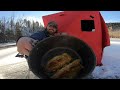 ICE FISHING for BROOK TROUT!! (Underwater View + Catch & Cook)