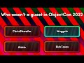 The Object Show Quiz
