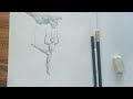 How to draw kathputlii ••easy drawing •• when there is mastermind behind ••• blending --