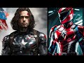 SUPERHEROES MARVEL & DC | POWER RANGERS VERSION | ALL CHARACTERS | AI MOTION