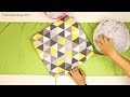 DIY Chair Cushion [HOW TO:] Make a chair cushion with velcro or ties