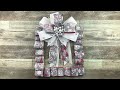 Dollar Tree Square Wreath Frames for Christmas - Easy Wreath DIY - #christmaswreath