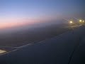 Early morning take-off from bangalore airport