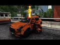 BeamNG Drive - Realistic Rollover Crashes #2