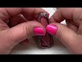 Garden View Trapezoid Art Cabochon Beaded Pendant Bezel and Bail Tutorial