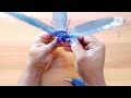 How I make flower with water plastic/it's looks beautiful