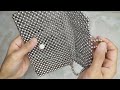 EASY AND SIMPLE WAY TO MAKE A MINI BEADED BAG /CLUTCH PURSE MADE OF PEARL BEADED BAG/#diy #handmade