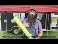 Genius Rainy Day Farmers Market Tent Hack: DIY Pool Noodles