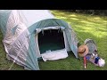 Adventurers Club 🧭 Ecursion 7  free vintage 1980s tent  setup & review ⛺