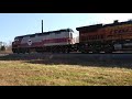 MBTA Commuter Rail and BNSF on the GE Test Track 11/14/2020