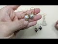 Simple & Quick Wire Captured Bead Earrings!  Great for Gifts!