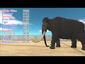 Animal vs. Prehistoric mammals speed race. Long straight course! | Animal Revolt Battle Simulator