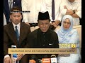 Sidang media Datuk Shafie Apdal selepas angkat sumpah sebagai Ketua Menteri Sabah