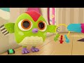 Hop Hop the owl finds a surprise egg in a ball pit! Baby videos & baby cartoons for kids.