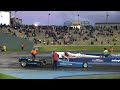 Jet drag car touches wall at 300kms