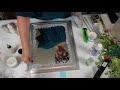 Amazing Christmas Mirror embellished with broken glass and glitter.  video #282