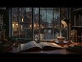 Amsterdam Water Canal Ambience | Relaxing Light Rain Sounds for Focus, Study, Sleep and Relaxation