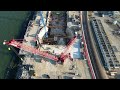 Hampton Roads Bridge Tunnel | HRBT Construction Aerial Views - June 2024