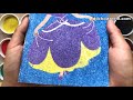 TÔ MÀU TRANH CÁT công chúa Sofia dễ thương | Learn Colors Sand Painting  (Chim Xinh)