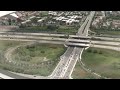 Approaching and best landing in Miami International Airport