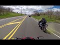 Suzuki GSXR 600 Triumph Daytona 675 Ride through NJ Part 1