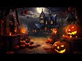 Autumn Village Halloween Ambience 🎃Spooky Music, Halloween Ambience Music, Crunchy Leaves